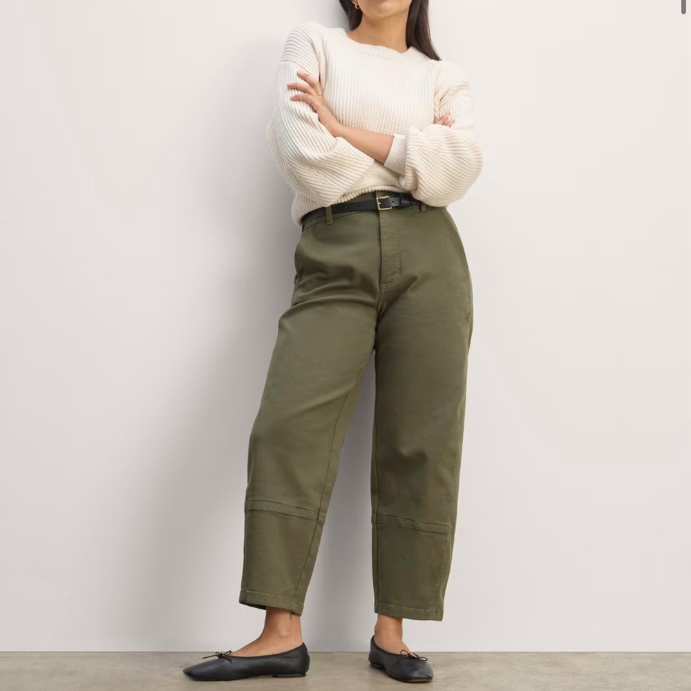 Everlane Utility Barrel Leg Pants (2)